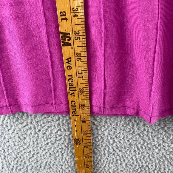 Talbots Dress Womens Small Purple Sweater Fit & Flare Long Sleeves V Neck NWT - Picture 9 of 10